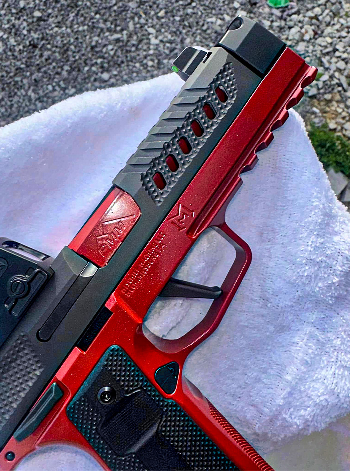 Custom Red Pistol